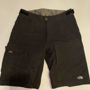 The North Face Cargo Shorts M Black Hike‎ Outdoors Performance Quick Dry Camp